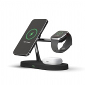 4 in 1 magnet Wireless Charger with Atmosphere light, suitable for iPhone 12/13/ earphone/watch