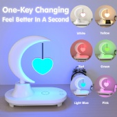 New Bluetooth audio desk lamp colorful atmosphere music creative gift items wireless charging bedside lamp