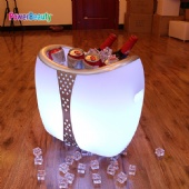 Amazon Top Sell Illuminated Colors Changing Led Wine Beer Champagne Ice Bucket Speaker Light