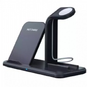 3 in 1 Wireless Charging Stand Station Fast Wireless Charger for watch/headphone/mobile phone